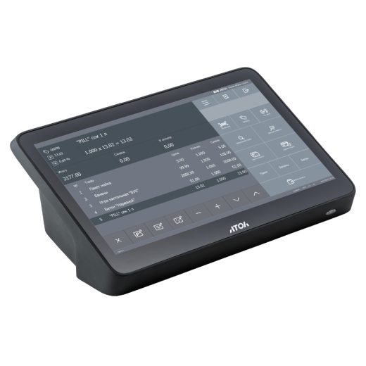 POS-терминал АТОЛ Optima Lite V7 (11.6, J3455, 4 ГБ DDR3L, SSD 128 Гб M.2, без АКБ, без ОС)